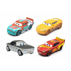 Набор машинок из мультфильма Тачки №8 - 4 шт Noname