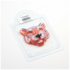 Голова Тигра форма из толстого пластика для литья: мыла, шоколада, гипса Any Molds