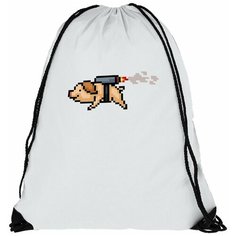 Мешок для сменной обуви пиксель арт - 6896 Brut Boxers