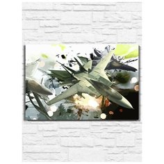 Картина по номерам на холсте игра Ace Combat Assault Horizon (PS, Xbox, PC, Switch) - 11121 Г 60x40