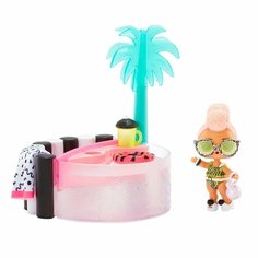 Кукла L.O.L. Surprise! Furniture Playset Hot Tub and Vacay Babay 580232EUC LOL