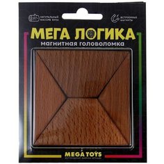 Магнитная головоломка по системе раннего развития Никитина, 4 детали Мега Тойс