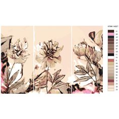 Картина по номерам,"Живопись по номерам",100 x 150, KTMK-14SET, цветы, природа