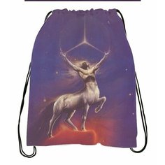 Сумка-мешок для обуви со знаком зодиака Стрелец №6 Migom