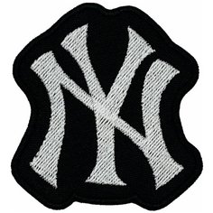 Нашивка шеврон патч текстильный термоаппликация New York Yankees (NY) на термоплёнке 60х67 мм Tixxi Studio