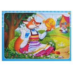 Пазл-рамка «Колобок», 12 элементов Рыжий кот