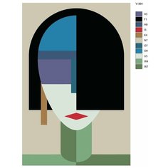 Картина по номерам V-364 "Новый арт", 60x90 см Brushes Paints