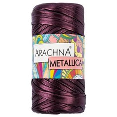 Пряжа Arachna Metallica, 100 % полиэстер, 115 г, 50 м, 1 шт., 06 винный