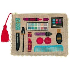 Le Bonheur des Dames Набор для вышивания косметички Maquillage (Макияж) 16 х 12 см, 5078