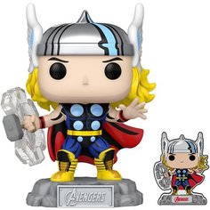 Фигурка Funko POP! Bobble Marvel A60 Comic Thor w/Pin (Exc) (1190) 69061