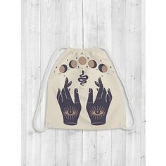 Сумка для сменной обуви и вещей JoyArty "Рука Фатимы" рюкзак-мешок, 38x40 см