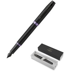 Ручка перьевая Im Professionals Amethyst Purple, 0.8мм, черн-фиол, подар/уп 2172948 Parker