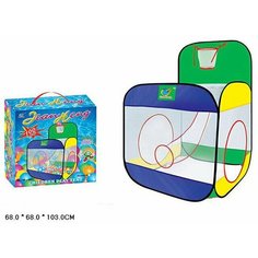 Игровой центр-палатка с шариками и с корзиной 68х68х103 см. Нет бренда