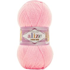 Пряжа Alize Cotton gold Розовый (518), 5 шт