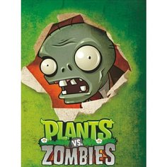 Плакат, постер на бумаге Plants vs. Zombies/Зомби против растений/игровые/игра/компьютерные герои персонажи. Размер 21 х 30 см