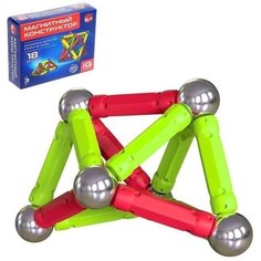 Магнитный конструктор, 18 деталей Unicon