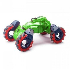 Радиоуправляемая машинка Дрифт (свет, звук, пар, 25 см) зеленая QY Toys