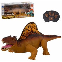 Динозавр 42 см на инфракрасном управлении, со световыми эффектами, радиоуправляемая игрушка F192 в коробке Tong DE