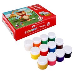 Невская палитра Гуашь Цветик 12 цветов, 30411547, 12 цв., разноцветный