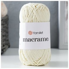 YarnArt Пряжа "Macrame Макраме" 100% полиэстер 130м/90гр (137 молочный)