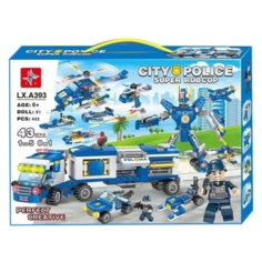 Конструктор детский City police robocop / 443 детали / Совместим с лего LX