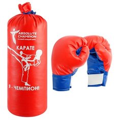 Набор детский игровой «Классик стандарт» №2 (перчатки, груша), цвета микс Absolute Champion