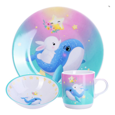 Детский набор 3 предмета "зайчик и КИТ" Loraine