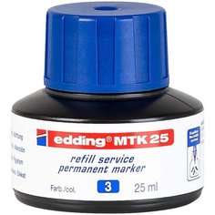 Edding Перманентные чернила для заправки "MTK25", 25мл, Синий sela25