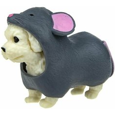 Собачка тянучка в костюмчике пудель-мышка прокачка для собачки серия 2 10 см 1TOY Т22692_2