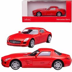 Машина металлическая 1:43 Mercedes SLS, цвет красный - Rastar [58100R]