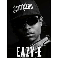 Плакат, постер на бумаге Eazy-E/музыкальные/поп исполнитель/артист/поп-звезда/группа. Размер 21 на 30 см