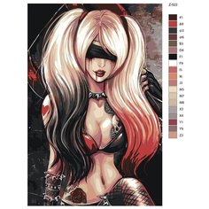 Картина по номерам Z-522 "Харли Квинн" 60x90 Brushes Paints