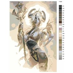 Картина по номерам Y-260 "Игра Worl of Warcraft" 60х90 Brushes Paints