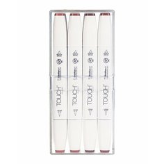 Набор маркеров TOUCH BRUSH Wood Colors 12цв. древесные тона