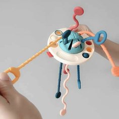 Грызунок, погремушка для малышей Летающая тарелка, уфо Izba Lova Toys