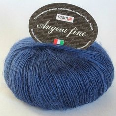 Пряжа Seam Angora fine Сеам Ангора фине, 50% мохер 50% нейлон, 50 г, 300 м, 1 моток.