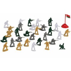 Набор солдатиков армия фигурки военных с аксессуарами защитники PC688 в тубе Tongde