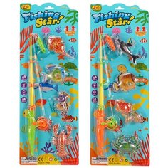 Игрушка рыбалка детская магнитная для ванной Zhorya