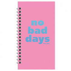 Записная книжка 95*175мм 96л MESHU "No bad days" матовая ламинация выборочный УФ-лак 1 шт нет бренда