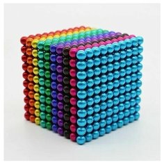 Антистресс игрушка/Неокуб Neocube куб из 1000 магнитных шариков 5мм (10цветов) Магазин Магнитов Нептун
