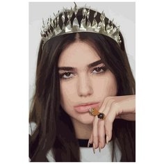 Картина по номерам на холсте музыка Dua Lipa - 6798 В 60x40