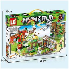 Конструктор My World «Майнкрафт» / 822 детали Denco.Store
