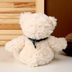 Мягкая игрушка Медведь , с шарфиком, 28 см, цвет бежевый Denco Store