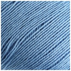 Пряжа "Ажурная" 100% мерсеризованный хлопок 280м/50гр (05-Голубой) Пехорка