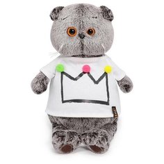 Мягкая игрушка Басик, в футболке с короной, 25 см Basik&Co