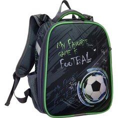 Stavia Рюкзак каркасный школьный 38 х 30 х 16 см, эргономичная спинка, Stavia FOOTBALL