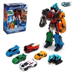 Автоботы Робот «Мегаробот», собирается из 6 машин