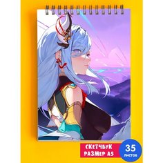 Альбом для рисования А5 игра Genshin Impact Геншин импакт 1st Color