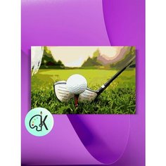 Картина по номерам на холсте Гольф, 40 х 50 см КУЛЬТУРА ЦВЕТА