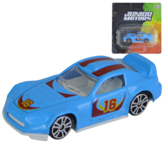 Коллекционная гоночная машинка, детская металлическая моделька в подарок, игрушка для мальчиков, цвет голубой Yar Team
